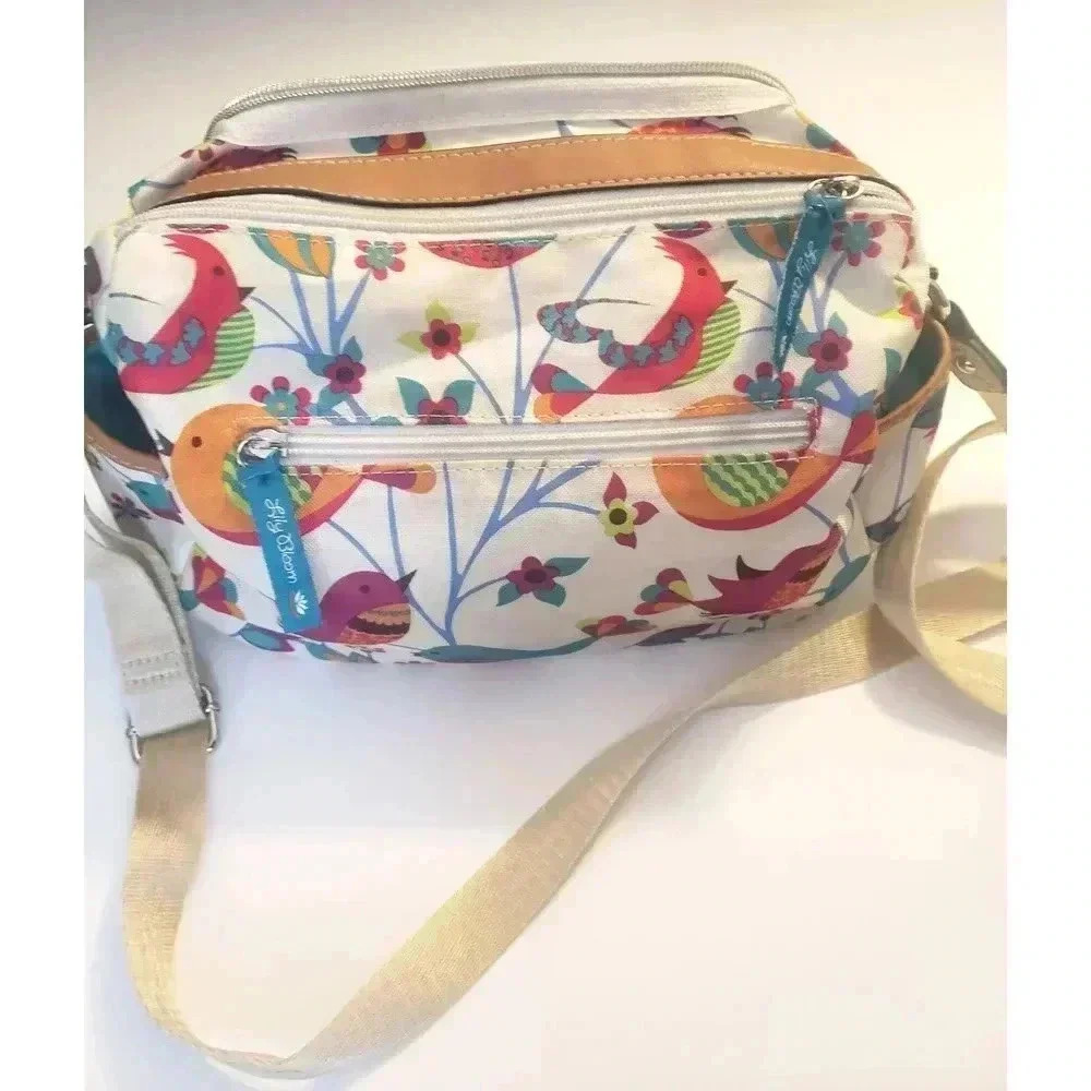Lily Bloom Floral Pattern Satchel Handbag - image 2